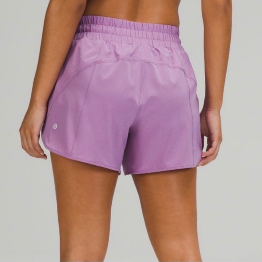 Lululemon Track That Shorts Wisteria Purple 5 inch HR size 2